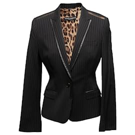 Dolce & Gabbana-DOLCE & GABBANA Jackets T.IT 44 Leather-Black
