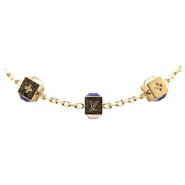 Louis Vuitton-LOUIS VUITTON Necklaces T.  Crystal-Golden