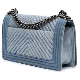 Chanel-CHANEL Handbags T.  Leather-Blue