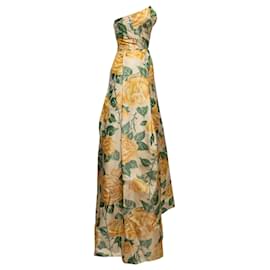 Autre Marque-NON SIGNE / UNSIGNED Dresses T.International S Silk-Yellow
