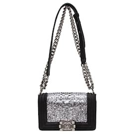 Chanel-CHANEL Handbags T.  Exotic leathers-Black