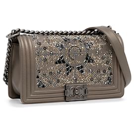 Chanel-CHANEL Handbags T.  Leather-Brown