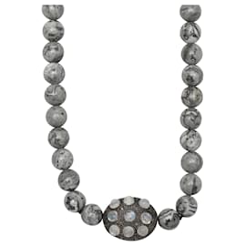 Autre Marque-BAVNA Long necklaces T.  Silver-Silvery