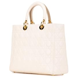 Dior-DIOR Handbags T.  Leather-White