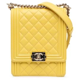 Chanel-CHANEL Handbags T.  Leather-Yellow