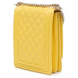 Chanel-CHANEL Handbags T.  Leather-Yellow