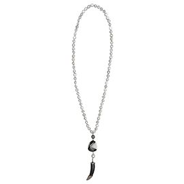 Autre Marque Collares BAVNA T. Metal Blanco