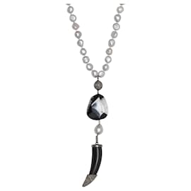 Autre Marque-BAVNA Necklaces T.  Metal-White