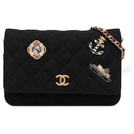 Chanel-CHANEL Handbags T.  Wool-Black