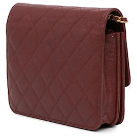 Chanel-CHANEL Handbags T.  Leather-Red