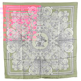 Hermès-HERMES Scarves T.  Silk-Pink