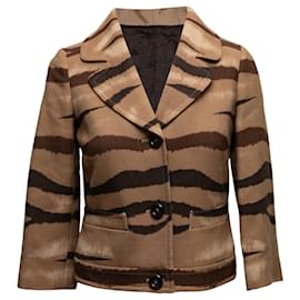 CHAQUETAS VALENTINO GARAVANI T.IT 40 Cuero exótico Camello