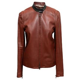 REED KRAKOFF Leather jackets T.US 8 Leather Brown