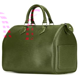 Louis Vuitton-LOUIS VUITTON Handbags T.  Leather-Red