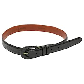 Ralph Lauren-RALPH LAUREN Belts T.International S Exotic leathers-Brown