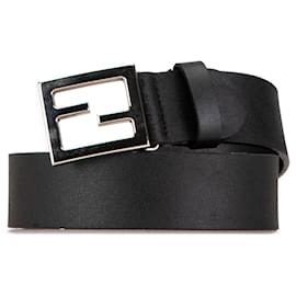Fendi-FENDI Belts T.International S Leather-Black