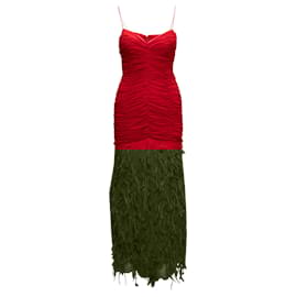 Autre Marque-NON SIGNE / UNSIGNED Dresses T.US 6 Silk-Red