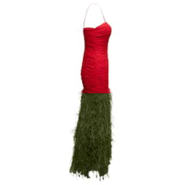 Autre Marque-NON SIGNE / UNSIGNED Dresses T.US 6 Silk-Red