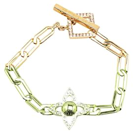 Louis Vuitton-LOUIS VUITTON Bracelets T.  Crystal-Golden