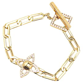 Louis Vuitton-LOUIS VUITTON Bracelets T.  Crystal-Golden