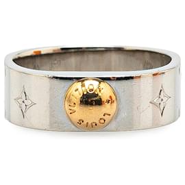 Louis Vuitton-LOUIS VUITTON Rings T.International S Silver-Silvery