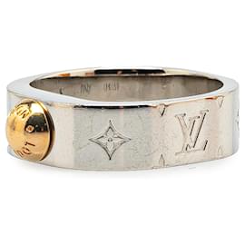 Louis Vuitton-LOUIS VUITTON Rings T.International S Silver-Silvery