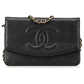 Chanel-CHANEL Handbags T.  Leather-Black