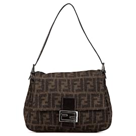 Fendi-Sacs à main FENDI T. Laine-Marron