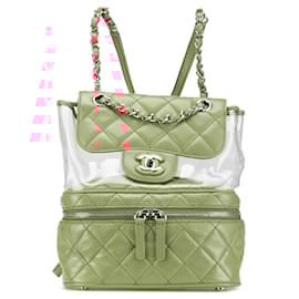 Chanel-CHANEL Backpacks T.  Leather-Pink