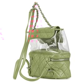 Chanel-CHANEL Backpacks T.  Leather-Pink