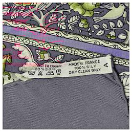 Hermès-HERMES Scarves T.  Silk-Purple