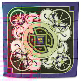 Hermès-HERMES Scarves T.  Silk-Red