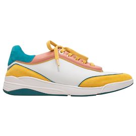 LORO PIANA Trainer T.EU 40 aus Leder Weiß