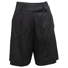 Jil Sander-JIL SANDER Shorts T.International S Wool-Navy blue