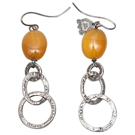 Autre Marque-MARIO BUCCELLATI Earrings T.  Silver-Silvery
