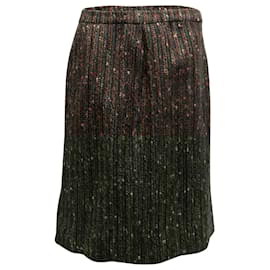 Hermès-HERMES Skirts T.FR 42 Wool-Multiple colors