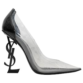 Saint Laurent-SAINT LAURENT Heels T.EU 37 Cloth-Black