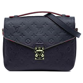 Louis Vuitton-LOUIS VUITTON Handbags T.  Leather-Blue