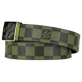 Louis Vuitton-LOUIS VUITTON Belts T.International S Leather-Brown
