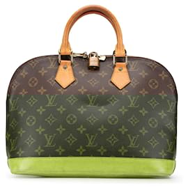 Louis Vuitton-LOUIS VUITTON Handbags T.  Leather-Brown