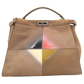Fendi-FENDI Handbags T.  Suede-Camel