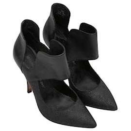 Autre Marque-JEAN-MICHEL CAZABAT Ankle boots T.EU 36 Leather-Black