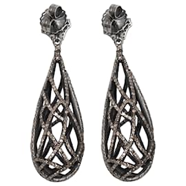 Autre Marque-BAVNA Earrings T.  Silver-Silvery