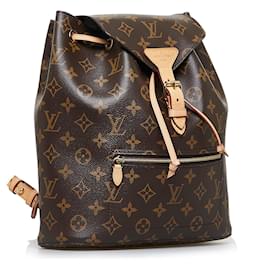 Louis Vuitton-LOUIS VUITTON Backpacks T.  Cloth-Brown