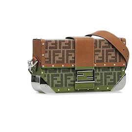 Fendi-FENDI Handbags T.  Leather-Brown