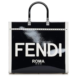Fendi-FENDI Handbags T.  Leather-Black