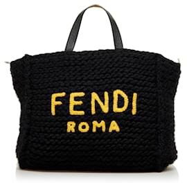 Fendi-FENDI Handbags T.  Wool-Black