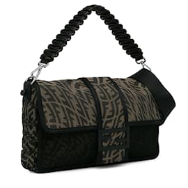 Fendi-FENDI Handbags T.  Leather-Brown