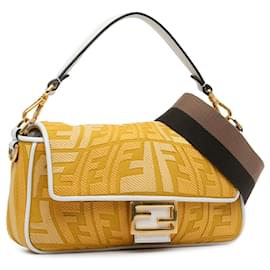 Fendi-FENDI Handbags T.  Leather-Yellow