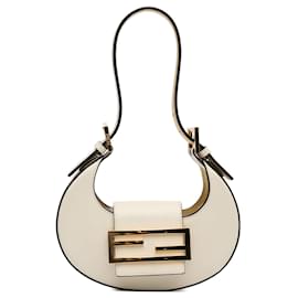 Fendi-FENDI Handbags T.  Leather-White